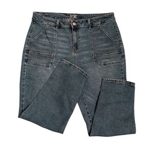 TERRA and SKY Denim Straight Leg Jeans Cargo Pockets 18W